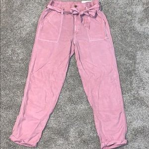 American Eagle High-Waisted Taper Pants